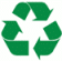 Recyclable logo