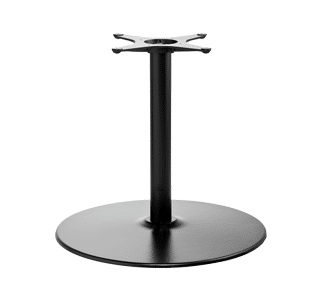 Trumpet steel table base