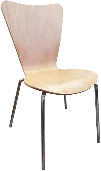 Bindi wooden chair | Stackable
